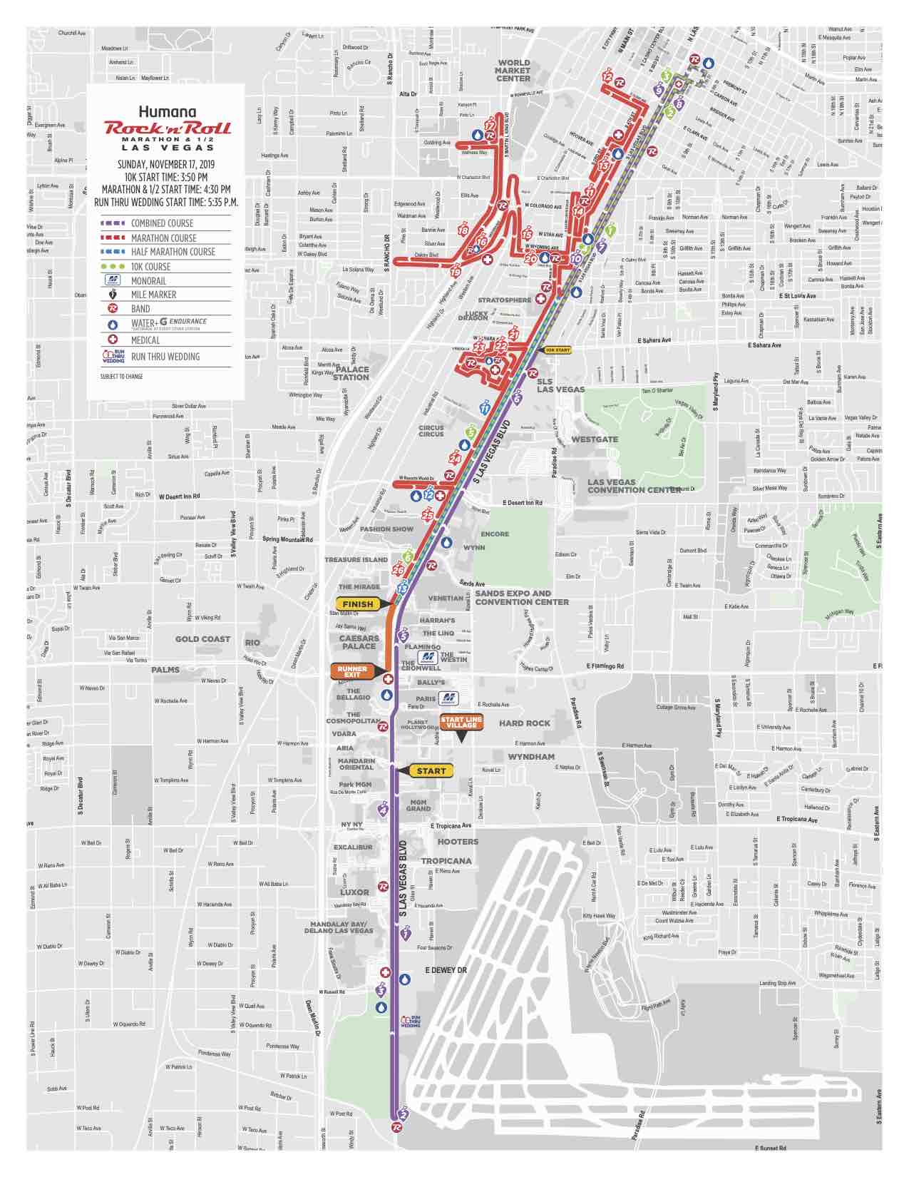 Rock 'n' Roll Las Vegas Marathon: 2019