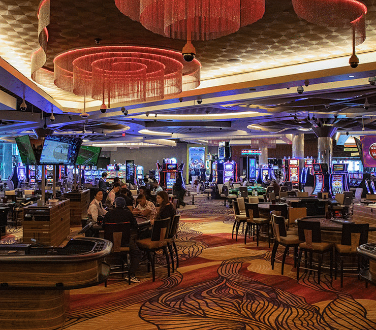 The casino level  astatine  SAHARA Las Vegas. 